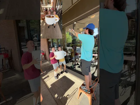 Giant Coffee Behind The Scenes!