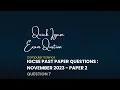 IGCSE Computer Science 0478 Past Paper Question - Local Global Variables