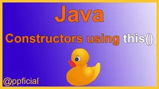 Constructors using THIS to Call Other Constructors - Java Tutorials be Example