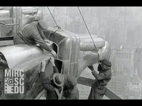 Εργάτες οικοδομών στο κτίριο Chrysler, 1929-1930