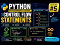 Python Programming Tutorial match-case while Loop for Loop Explained