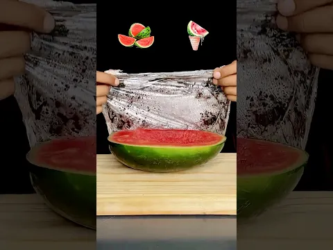 Raw vs Icecream Watermelon 🍉 (part 1)