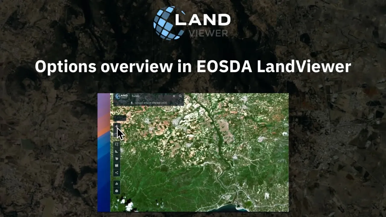 Options overview in EOSDA LandViewer