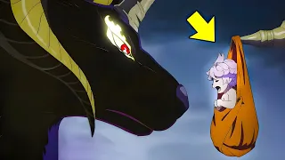 ملك وحوش اسطوري بيحارب البشر فجاءه بيلاقي طفله صغيره فبيتحول لإنسان وبيحاول يريبها بنفسه ملخص انمي 