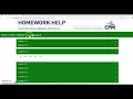 Accessing CPM s Homework Help
