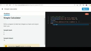 Part 11 Python a simple calculator in python
