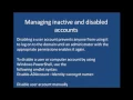 Managing inactive and disabled accounts - Etechtraining com