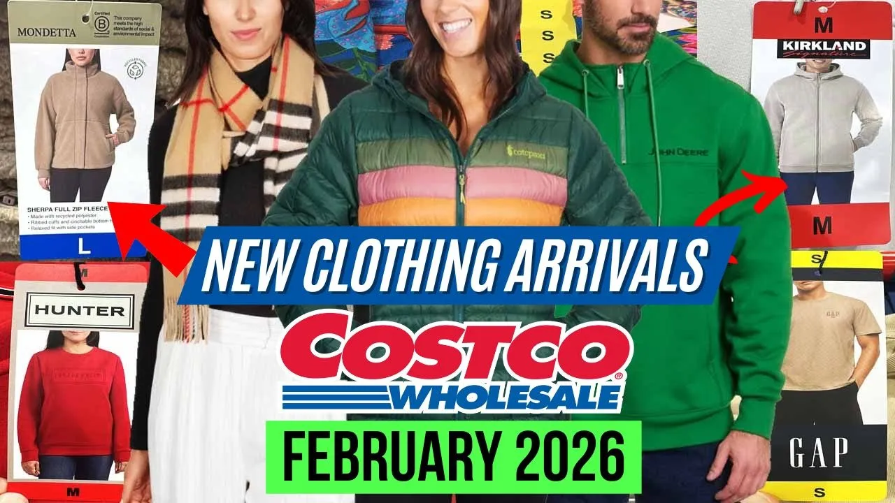 🔥COSTCO NEW CLOTHING ARRIVALS FOR FEBRUARY 2026:🚨NEW WOMEN & MEN CLOTHING! NEW SPRING ARRIVALS!