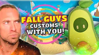 Experience the Wildest FALL GUYS Customs with Viewers and WESTY GAMING