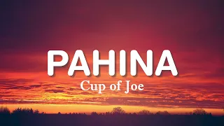 cup of joe pahina lyrics 