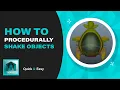 How to auto shake things in Maya