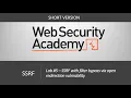 SSRF - Lab SSRF with filter bypass via open redirection vulnerability Short Version