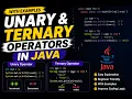 Unary Ternary Operators in Java Java Tutorial for Beginners With Examples