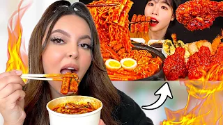 تحدي أكلت أكل كوري لمدة اسبوع كامل مرضت 