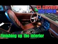 C3 Corvette Restomod Rebuild Finally finishing up the interior