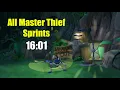 Sly 1 All Master Thief Sprints Speedrun in 16 01