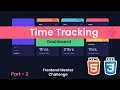 Time Tracking Dashboard with HTML CSS Frontend Mentor Challenge Coding Challenge