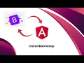 how to install bootstrap in angular