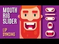 How to Build a MOUTH RIG For LIP SYNCING 2D Animation Tutorial in After Effects Gigantic Slider