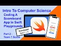 Coding A Scoreboard App With Swift Playgrounds On The iPad - Part 2