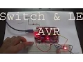 Switch and LED with ATmega32