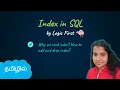 Index SQL in Tamil Logic First Tamil