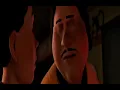 Guy eating then running away meme