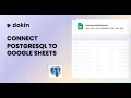 How to sync data between PostgreSQL and Google Sheets