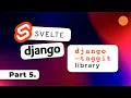 Svelte REST Framework and django-taggit - Dynamic Tag Filtering