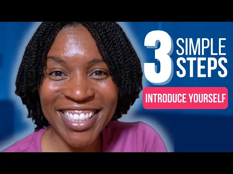 Download MP3 HOW TO INTRODUCE YOURSELF IN ENGLISH | 3 SIMPLE STEPS FOR SELF INTRODUCTION IN ENGLISH