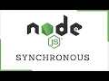 Synchronous Node Js