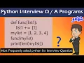 Find the Output Of the Python Program Python Interview Question Answer in Tamil