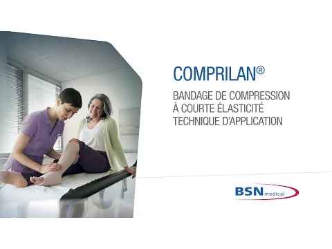 Comprilan Bandage de compression à courte élasticité Technique d'application