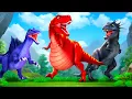 Jurassic World Adventure! Pregnant T. Rex's Epic Rescue Mission - A Heroic Dinosaur Journey!