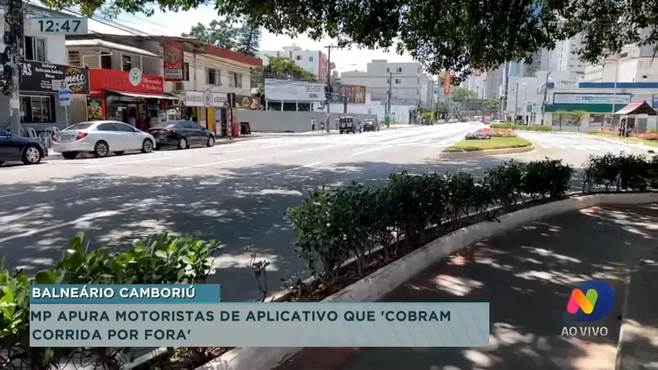 MP apura motoristas de aplicativos que cobram corrida por fora em Balneário Camboriú
