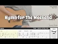 Hymn For The Weekend - Coldplay | Fingerstyle Guitar | TAB + Chords + Lyrics
