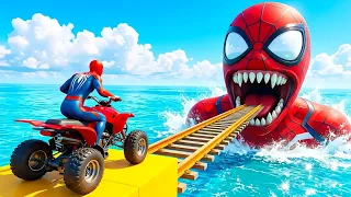 الرجل العنكبوت ينقذ هالك Spider-Man Rescue Hulk vs Iron Man vs Venom Funny Game GTA 5 Superhero #2