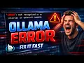 How to Fix Ollama Not Recognized as Internal or External Command 2026