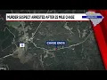 Murder suspect arrested after 25 mile chase in Union Co
