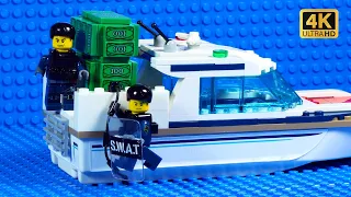 LEGO SWAT Boat Thief Hunt! 🚨 Breathtaking Chase!