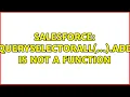Salesforce this template querySelectorAll addEventListener is not a function