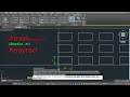 Rectangular Array Command In AutoCAD In Hindi