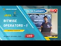 Java Live Session 6 A Bitwise Operators Part 1 DSA Placement Series Coders Arcade