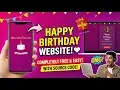 How to Build a Happy Birt ay Website for your Crush FREE Source Code HTML CSS JavaScript