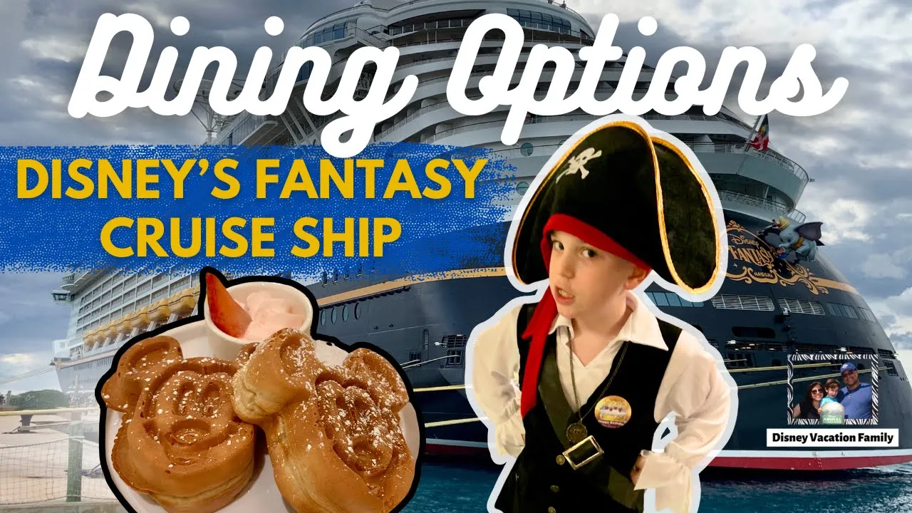 Disney Fantasy Cruise Dining: Best Restaurants & Food Review!