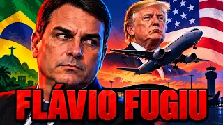 URGENTE! FLÁVIO BOLSONARO FUGIU DO BRASIL E ALIADOS SÃO INFORMADOS DA FUGA PARA OS EUA