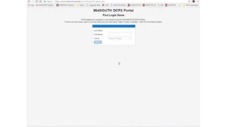 DCFS Portal Demonstration