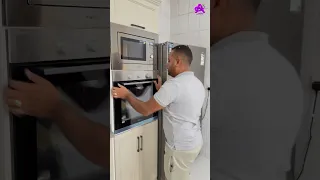 تركيب فرن وميكروويف بلت إن في دقيقة   شوف النتيجة  تركيب اجهزة مطبخ   فرن بلت ان   ميكروويف بلت ان دندنها