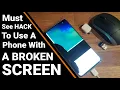 How to Use a Phone With a Broken Screen and Save Your Pictures