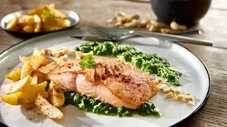 15 Minuten Rezept: Lachs mit Avocadosalsa und Naturreis / Sallys Welt. 